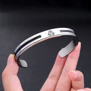 Bracelete Masculino Valknut em Aço Inoxidável