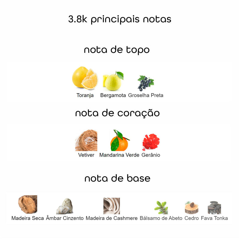 3.8K Eau De Parfum  - 100ml - Beleza2 Perfumes