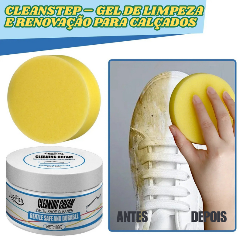 CleanStep – Gel de Limpeza e Renovação para Calçados