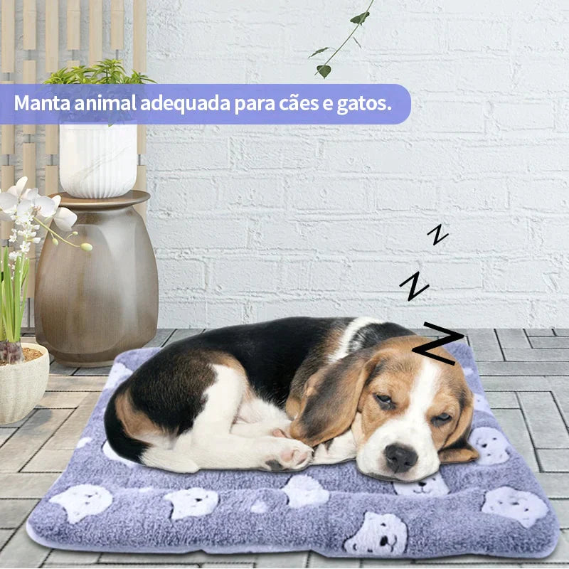 Cobertor peludo - serve como caminha para seu pet - Armazém Natum Iche