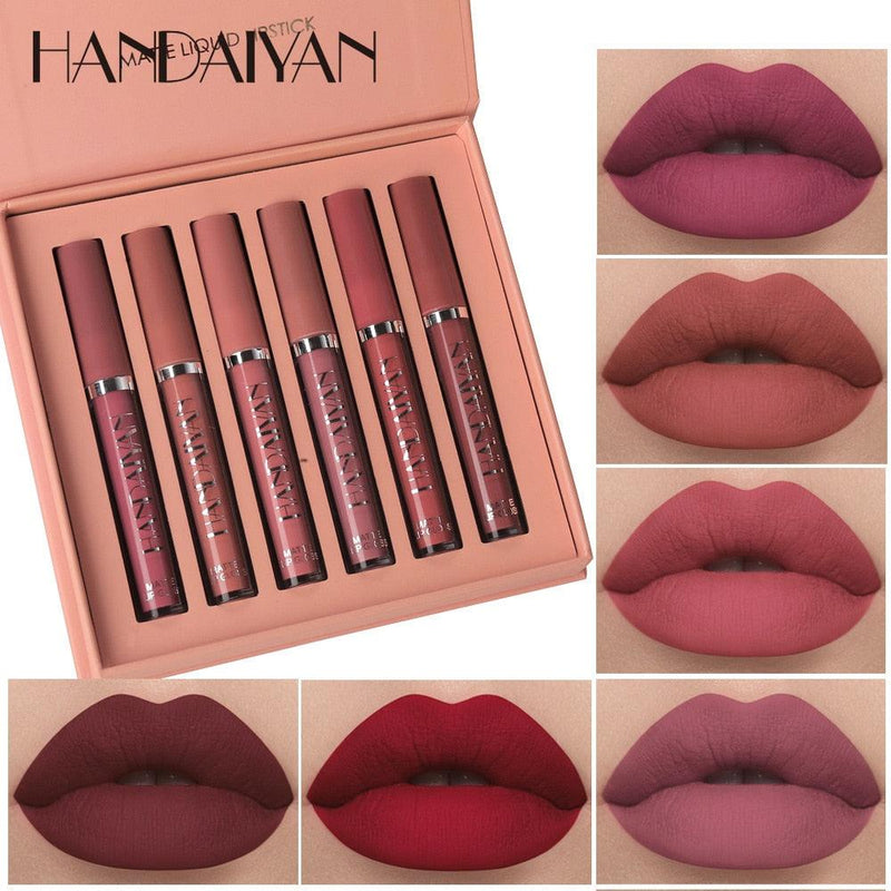 Batom Luxuoso Glamour Matte Handaiyan - Armazém Natum Iche