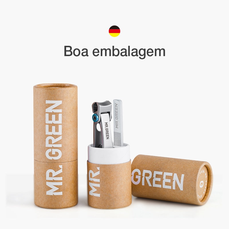 Cortadores de Unhas Mr. Green, Aço Inoxidável - Armazém Natum Iche